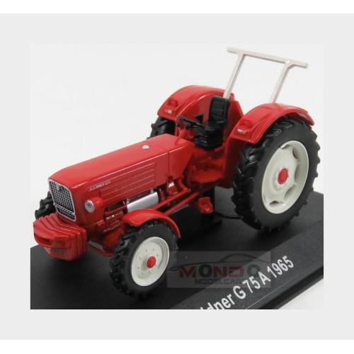 1:43 EDICOLA Guldner G75A Tractor 1965 Con Vetrina With Showcase Red White THC-G1627015