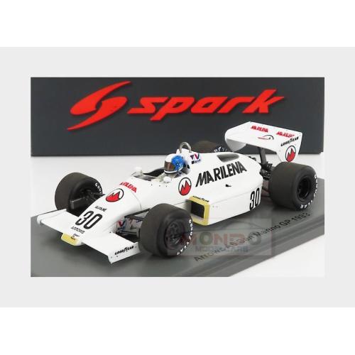1:43 SPARK Arrows F1 A6 #30 San Marino Gp 1983 C.Serra White S5782
