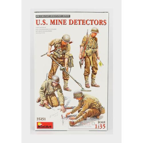 1:35 MINIART Figures U.S. Mine Detectors Kit MA35251