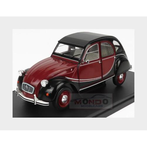 1:24 EDICOLA Citroen 2Cv Charleston 1982 Red Black CARROSIN002
