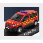 1:43 NOREV Peugeot Riftersapeurs Pompiers 2019 Red Yellow NV479071