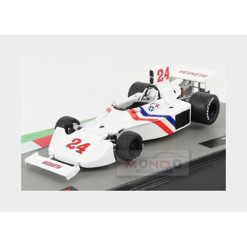 1:43 EDICOLA Hesketh F1 308B #24 Season 1975 James Hunt White FORMULA1AUTOCOL042