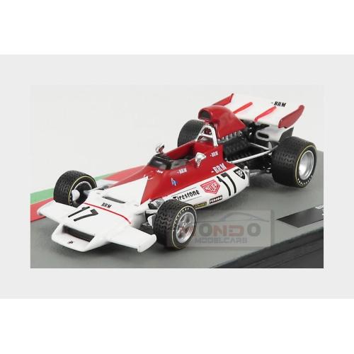 1:43 EDICOLA Brm F1 P160B #17 Season 1972 Jean Pierre Beltoise Red White FORMULA1AUTOCOL043