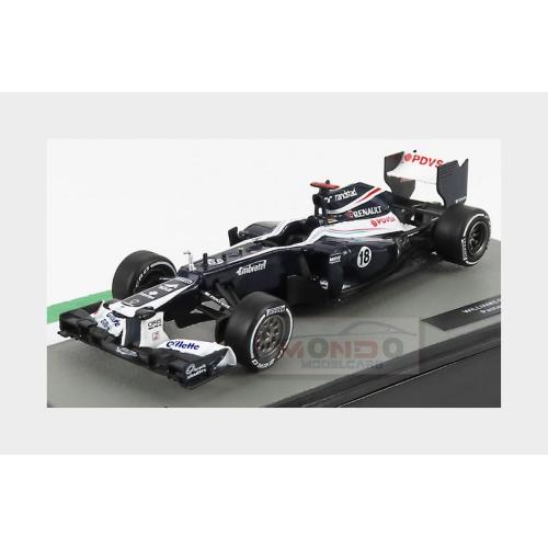 1:43 EDICOLA Williams F1 Fw34 Cosworth #18 Season 2012 Pastor Maldonado Blue White FORMULA1AUTOCOL090