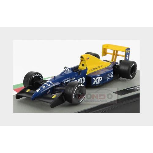1:43 EDICOLA Tyrrell F1 Ford 018 #4 Season 1989 Jean Alesi Blue Yellow FORMULA1AUTOCOL115