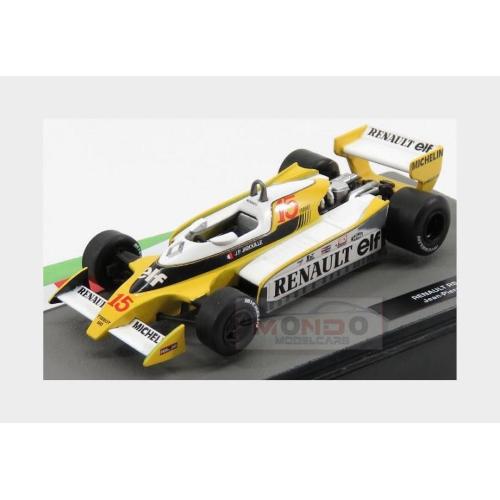 1:43 EDICOLA Renault F1 Rs11 #15 Season 1979 Jean Pierre Jabouille Yellow White FORMULA1AUTOCOL030
