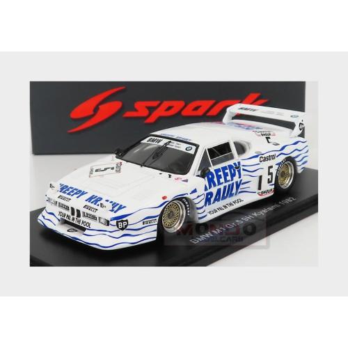 1:43 SPARK Bmw M1 Gr.5 #81 9H Kyalami 1982 U.Grano E.Joosen E.Calderari White S6419