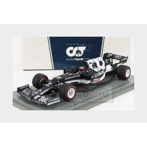 1:43 SPARK Alpha Tauri F1 At02 Honda Ra620H Team Alpha Tauri #22 4Th Abu Dhabi Gp 2021 Yuki Tsunoda White Blue S7853