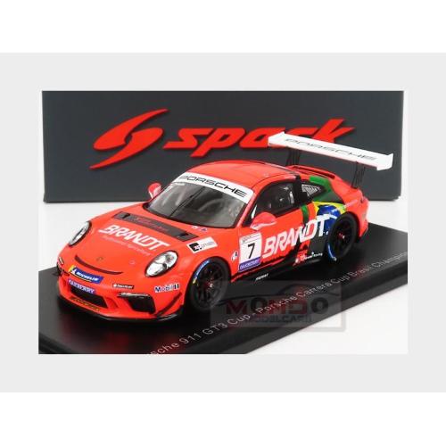 1:43 SPARK Porsche 911 991 Gt3 Cup #7 Porsche Carrera Cup 2020 M.Paludo Orange Black S8499
