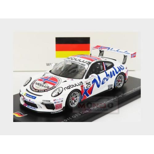 1:43 SPARK Porsche 911 991-2 Gt3 Cup #25 Porsche Carrera Cup Germany Champion 2020 L.Ten Voorde White Red SG714