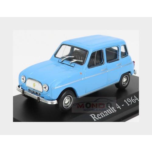 1:43 EDICOLA Renault R4 1964 Con Vetrina With Showcase Light Blue AUTOINDRBA005-VET