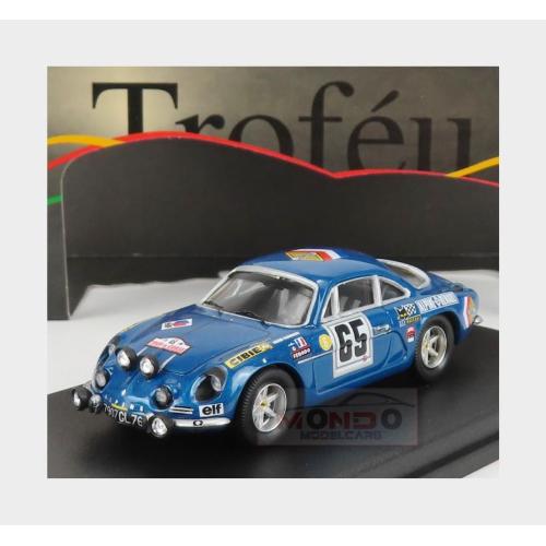 1:43 TROFEU Renault Alpine A110 (Night Version) #65 2Nd Rally Tour De Corse 1969 P.Orsini J.B.Canonici Blue Met TRRFR43