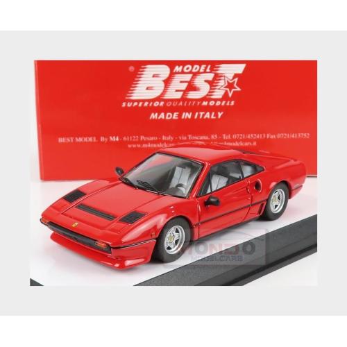1:43 BEST Ferrari 208 Gtb Turbo 1982 Museo Enzo Ferrari Modena 2022 Red BE9822