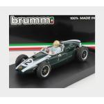 1:43 BRUMM Cooper F1 T51 Climax #24 Winner British Gp Jack Brabham 1959 World Champion With Driver Figure Green White R278B-CH