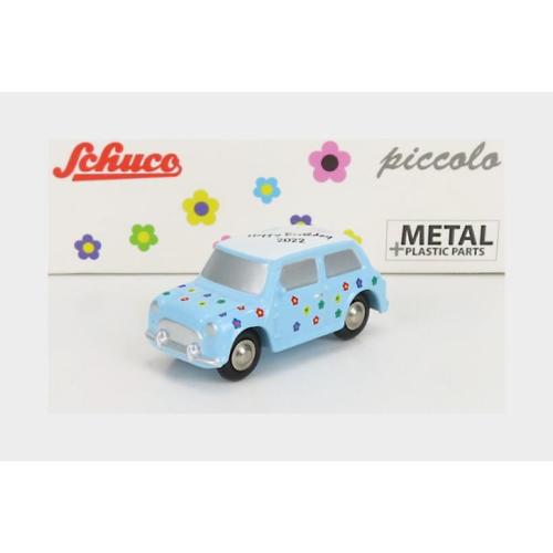 1:90 SCHUCO Mini Cooper Happy Birthday 2022 Light Blue White 450133800