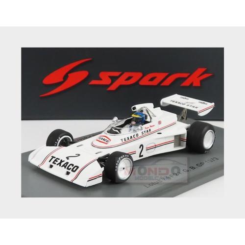 1:43 SPARK Lotus F2 74 Texaco #2 British Gp 1973 R.Peterson White S7303