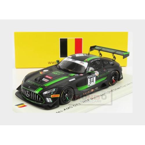 1:43 SPARK Mercedes Benz Gt Amg Gt3 Team Htp Motorsport #84 2Nd Silver Cup 24H Spa 2020 I.Dontje R.Ward P.Ellis Black Green SB385
