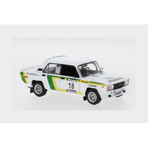1:43 IXO Lada 2105 Vfts #18 Rally Barum 1986 V.Blahna P.Schovanek White Green Yellow RAC379A