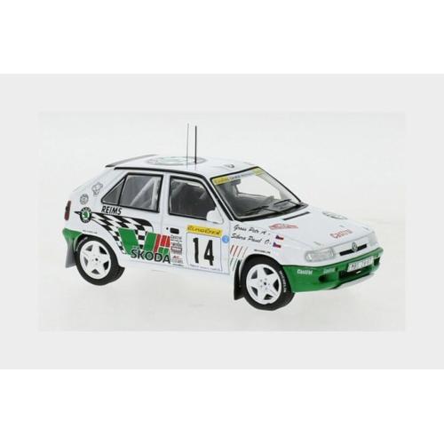 1:43 IXO Skoda Felicia #14 Rally Montecarlo 1996 P.Sibera P.Gross White Green RAC381A