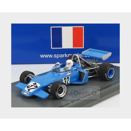 1:43 SPARK Brabham F2 Bt38 #32 Winner Hockenheim Gp 1972 J.P.Jaussaud 2 Tone Blue SF241