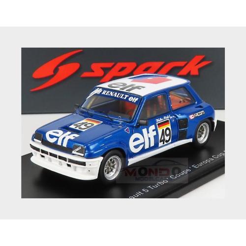 1:43 SPARK Renault R5 Turbo Elf #49 Eurocup 1981 W.Rohrl Blue White S6022