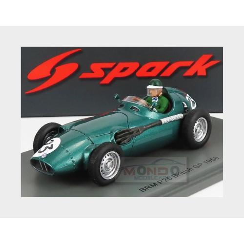 1:43 SPARK Brm F1 P25 #23 English Gp 1956 M.Hawthorn Green Met S5720