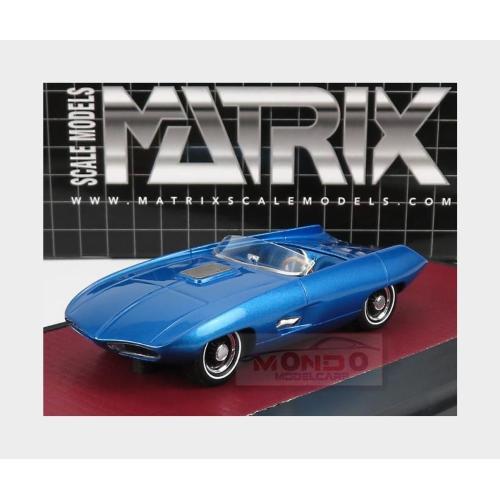 1:43 MATRIX Pontiac Vivant 77 Adams Spider 1965 Blue Met MX51606-031