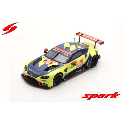 1:43 SPARK Aston Martin Vantage Amr 4.5L V8 Turbo Team Aston Martin Racing #98 24H Le Mans 2021 P.Dalla Lana N.Thiim M.Gomes Yellow Blue S8274