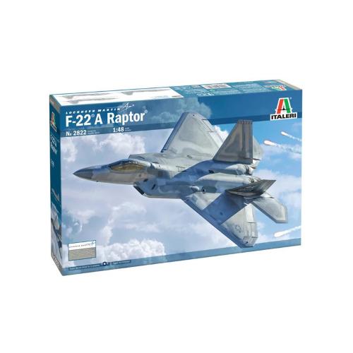 1:48 ITALERI F-22A Raptor Airplane Kit IT2822