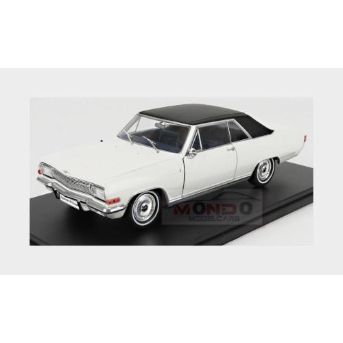 1:24 EDICOLA Opel Diplomat V8 Coupe 1965 White Black AB24P005