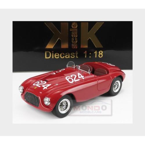 1:18 KK SCALE Ferrari 166 Mm #624 Winner Mille Miglia 1949 KKDC180915