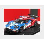 1:43 IXO Ford Usa Gt Ford Ecoboost 3.5L Turbo V6 Team Ford Chip Ganassi Usa #68 24H Le Mans 2019 S.Bourdais J.Hand D.Muller Red White Blue SP-FGT43102