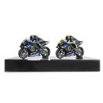 1:12 MINICHAMPS Yamaha Yzr-M1 Set 2 Bikes + 2 Figurines Rossi & Hamilton Test Valencia 2019 122194446