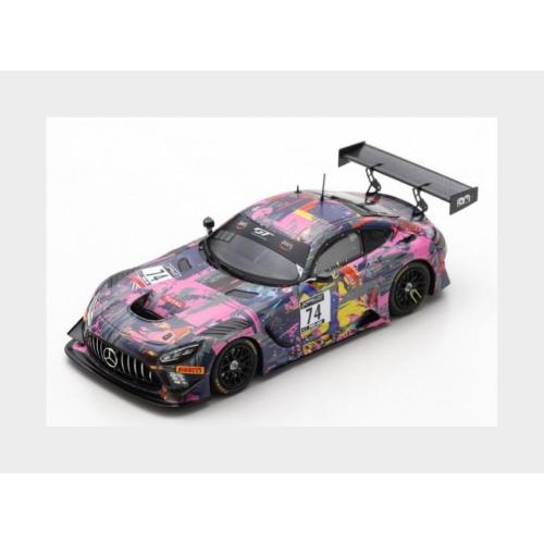 1:43 SPARK Mercedes Benz Gt Amg Gt3 Team Ram Racing #74 Spa 2020 T.Onslow-Core C.Macleod M.Konrad R.Vos Pink Blue SB410