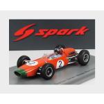1:43 SPARK Brabham Bt11A #2 Winner New Zeland Gp Tasman Series 1965 G.Hill Orange Green S7432