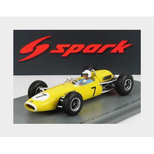 1:43 SPARK Brabham Bt11A #7 2Nd New Zeland Levin Gp Tasman Series 1965 F.Gardner Yellow S7433