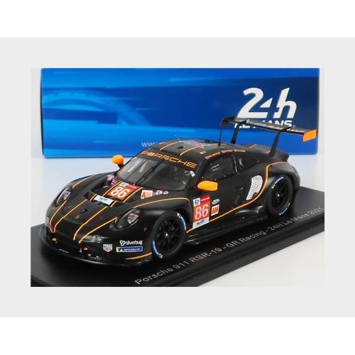 1:43 SPARK Porsche 911 991-2 4.2L Rsr-19 Team Gr Racing #86 24H Le Mans 2021 M.Wainwright B.Barker T.Gamble Black S8271