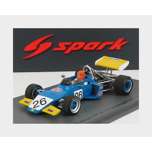 1:43 SPARK Brabham F2 Bt38 #26 3Rd Salsburgring Gp 1972 D.Morgan Yellow Light Blue S7439