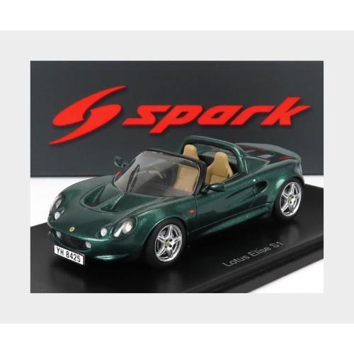 1:43 SPARK Lotus Elise S1 Spider Rhd 1996 Green Met S8220