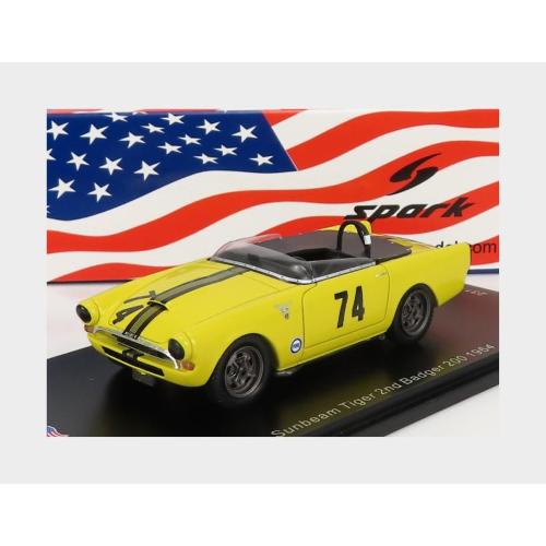 1:43 SPARK Sunbeam Tiger #74 2Nd Badger 200 1964 K.Miles Yellow US108