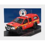 1:43 ALARME Nissan Np300 Double Cabine Pick-Up Closed Urci 2011 Red Black ALARME0057