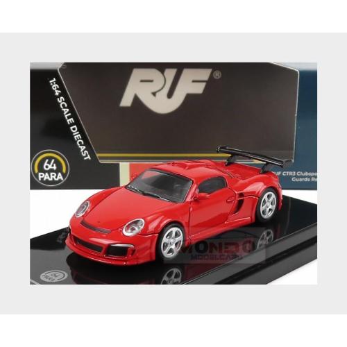 1:64 PARAGON-MODELS Porsche Ctr3 Ruf Clubsport (Base 911) 2012 Red PA-55386