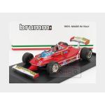 1:43 BRUMM Ferrari F1 312T5 #2 Brazilian Gp 1980 Gilles Villeneuve With Driver Figure Red R575-CH
