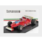 1:43 BRUMM Ferrari F1 312T5 #2 Monaco Gp 1980 Gilles Villeneuve With Driver Figure Red R577-CH