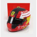1:2 MINI HELMET Bell Helmet F1 Casco Helmet Scuderia Ferrari Season 2022 Carlos Sainz Red White MH4100184