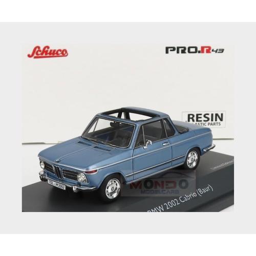 1:43 SCHUCO Bmw 2002 (E10) Baur Semi-Convertible 1974 Light Blue 450918100