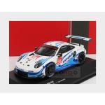 1:43 IXO Porsche 911 991-2 Rsr 4.0L Team Project 1 #56 24H Le Mans 2020 M.Cairoli E.Perfetti L.Ten Voorde White Light Blue LE43054