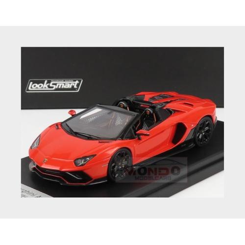 1:43 LOOKSMART Lamborghini Aventador Lp780-4 Ultimae Roadster 2021 Arancio Xanto Orange LS532C