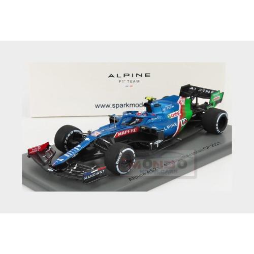 1:43 SPARK Renault F1 A521 Renault E-Tech 20B Team Alpine #31 4Th Arabie Saoudite Gp 2021 Esteban Ocon Blue Met Red White S7852