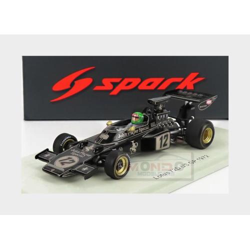 1:43 SPARK Lotus F1 72D Denim #12 Usa Gp 1972 R.Wisell Black Gold S7295
